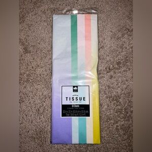 Colorful Striped Tissue Paper 50 Sheets